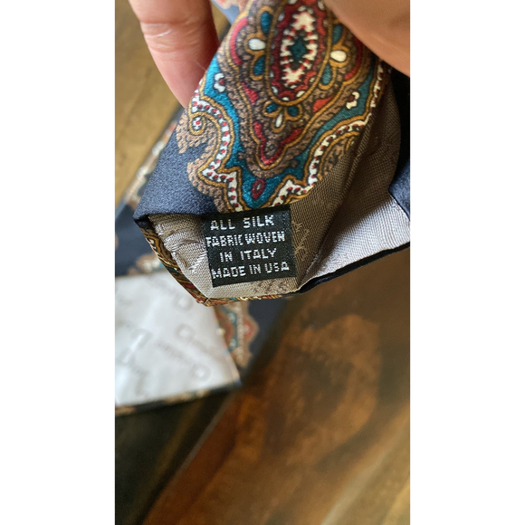 Christian Dior Monsieur 100% Silk Abstract Men's Tie - Picture 4 of 7